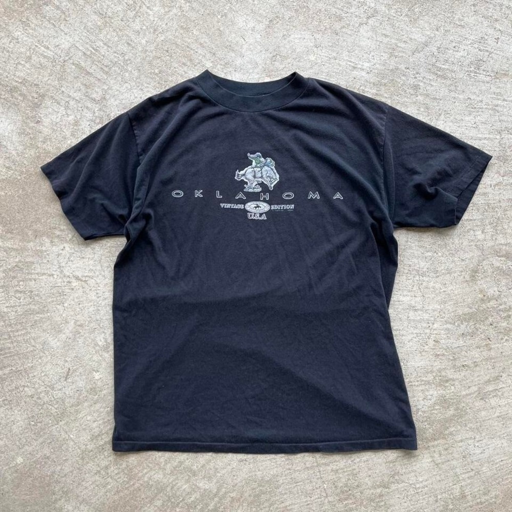 90s Oklahoma cowboy tee